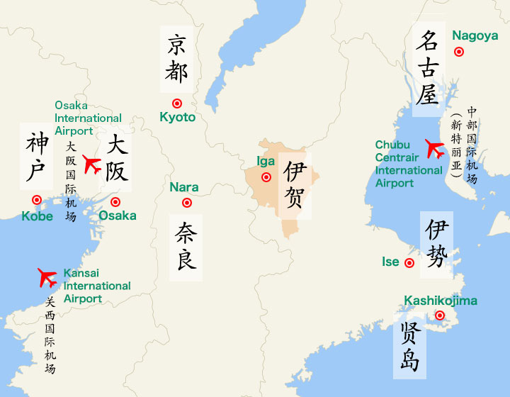 伊贺所在地点