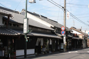 城下町のまちなみ